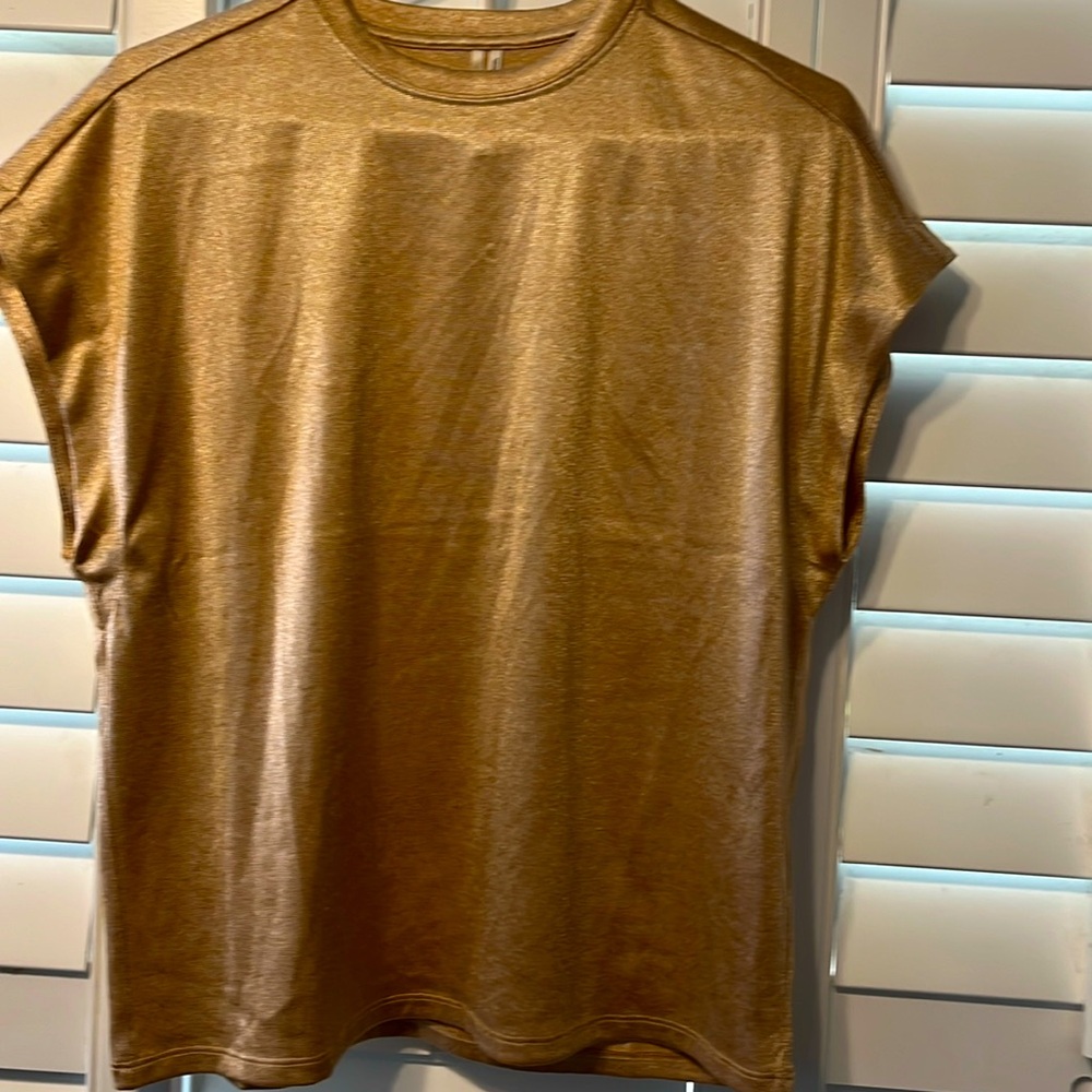 Anthropologie Shimmery Shell size M